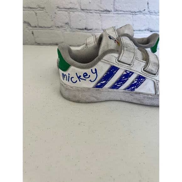 Adidas x Disney Toddler Mickey Mouse Grand Court Shoes Size 7K - Gently Used - Picture 11 of 14